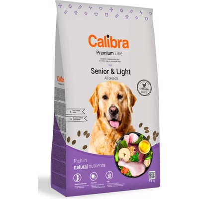 Calibra Premium Line Senior & Light Chicken 24 kg
