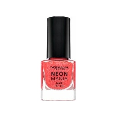 Dermacol Neon Mania Nail Polish lak na nehty 7 Coral Sunset 5 ml