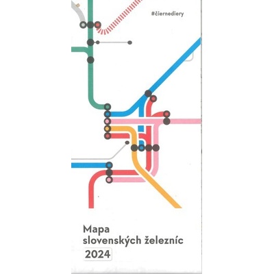 Mapa slovenských železníc 2019