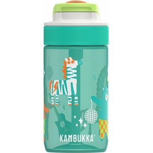 KAMBUKKA Детска бутилка за вода LAGOON 400 мл, диско зоопарк, тритан, Kambukka (KMBK1104058)