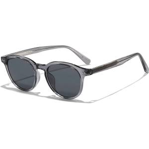 Techsuit Слънчеви очила Techsuit Sunglasses (99046) - унисекс, кръгла TR90 рамка - Сив (KF2364774) Слънчеви очила