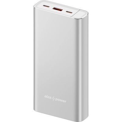 AlzaPower Metal Gen2 20000 mAh strieborná