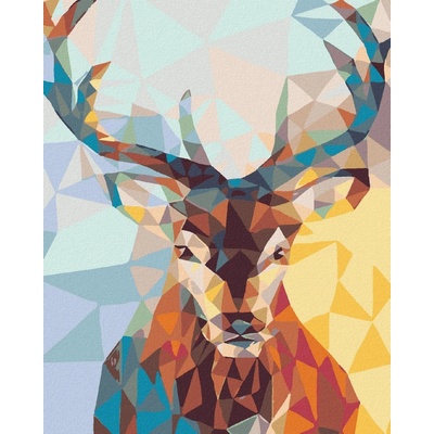 zuty Malování podle čísel Jelen 40 x 50 cm vypnuté plátno na rám 8596530008576