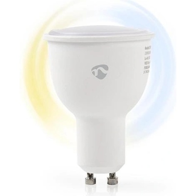 Chytrá WiFi žárovka LED GU10 4.5W bílá NEDIS WIFILW10WTGU10 SMARTLIFE