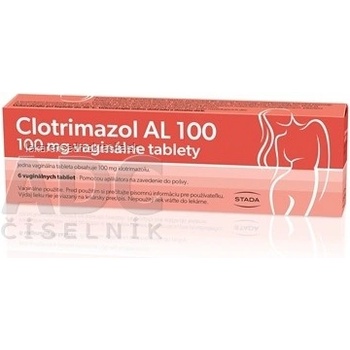Clotrimazol AL 100 tbl.vag.6 x 100 mg
