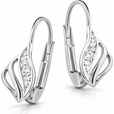 Cutie Jewellery Luxusné náušnice s trblietavými zirkónmi Z8024-55-10-X-2