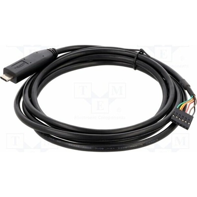 Delock 63947 USB 2.0 USB C vidlice kolíkový konektor 6pin 2m