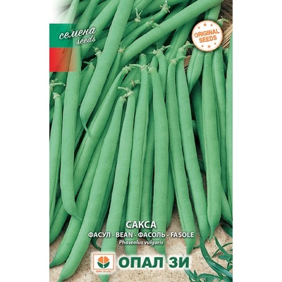 Opal Zi Фасул Сакса - зелен, кръгъл, нисък