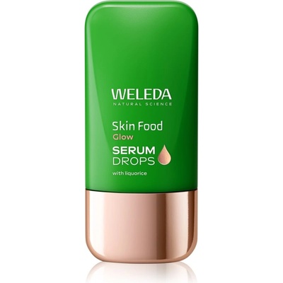 Weleda Serum Drops Skin Food Glow озаряващ серум да уеднакви цвета на кожата 30ml
