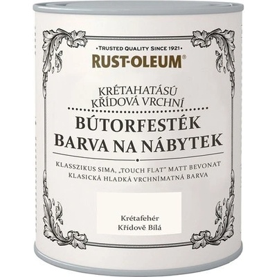 Rust-Oleum vintage Barevný email křídový, křídově bílý, matný, 750 ml