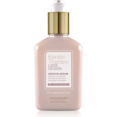 ALFAPARF Milano Keratin Therapy Lisse Design хидратиращ серум за блясък и мекота на косата 125ml