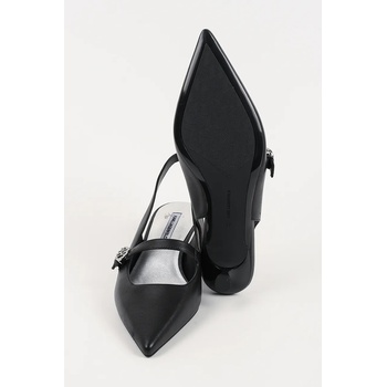 Karl Lagerfeld Кожени обувки с тънък ток Karl Lagerfeld PASHA в черно KL30117 (KL30117.000)
