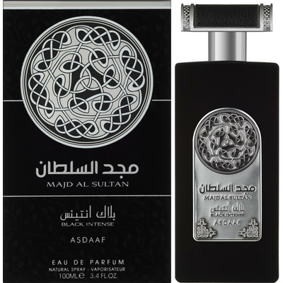 Asdaaf Majd Al Sultan Black Intense parfémovaná voda unisex 100 ml