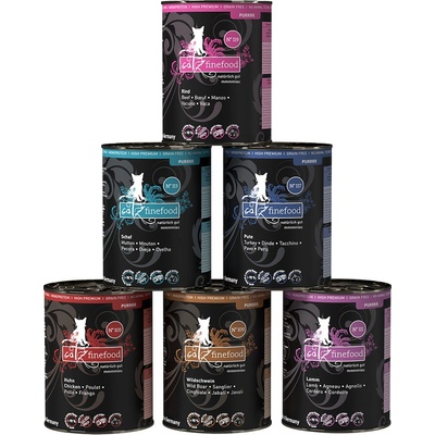 Catz Finefood Purrrr Mix 6 druhů 12 x 400 g