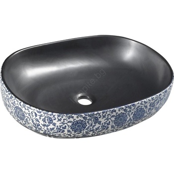 SAPHO Priori 60x40 cm black/blue (PI026)