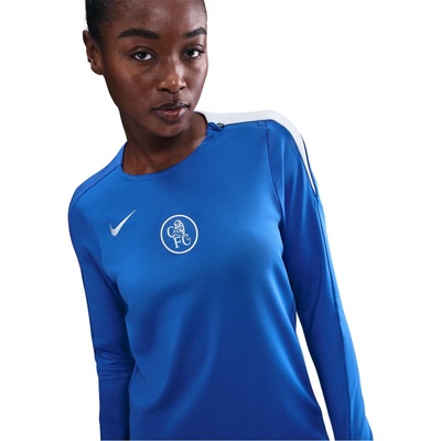 Nike Chelsea Strike Top 2025 2026 Womens - Blue/Sivler