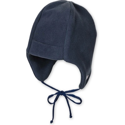 Sterntaler čepička PURE fleece na uši modrá