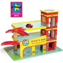 Le Toy Van Dinova červená garáž