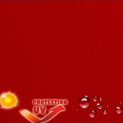 Látka s vysokou odolnosťou proti UV/WR žiareniu farba červená