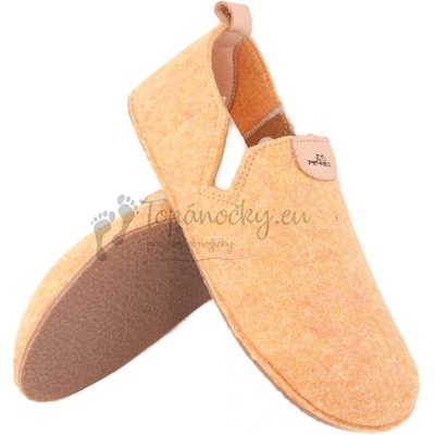 Pegres Barefoot papuče BF 15U žltá