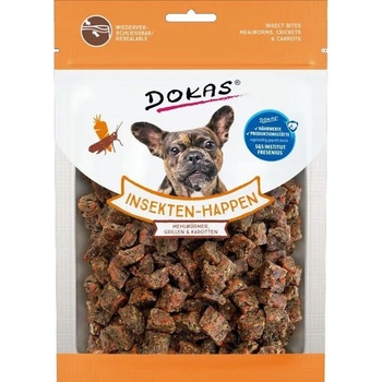 Dokas kocky s hmyzom a mrkvou 100 g