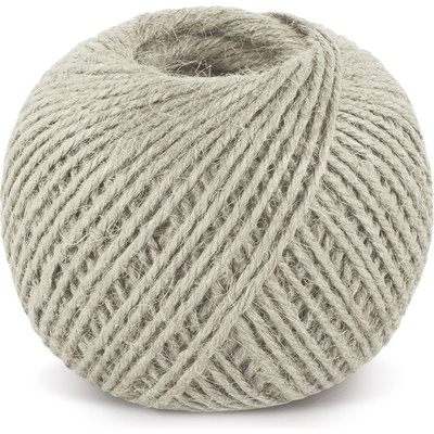 Bellatex Jutový motouz, špagát PŘÍRODNÍ, BĚLENÝ 2524/015, 200g, průměr 1,75mm, návin 130m