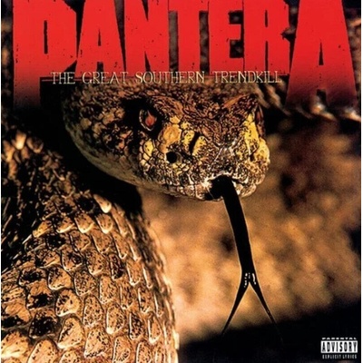 Pantera GreatShern Trendkill Reissue White and Sandblasted Orange Marbled Coloured LP