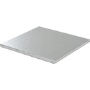 Decora Podnos pevný strieborný štvorec 30x30cm