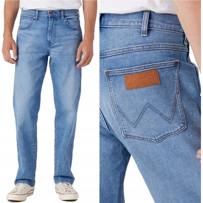 Wrangler Frontier pánske rifle rovného strihu