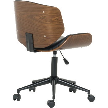 Carmen Работен офис стол Carmen 6409 - орех-черен (B3520067)