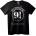 NOONEBRAND Тениска Влак Hogwarts Express Платформа 9 3/4 - L, Black