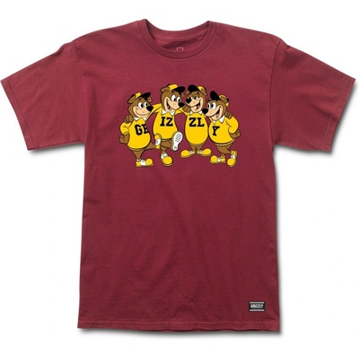 Grizzly tričko sidelines Ss Tee Bur