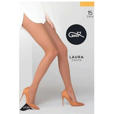 Gatta dámské punčochové kalhoty Laura 15 DEN grafit/dek.šedá