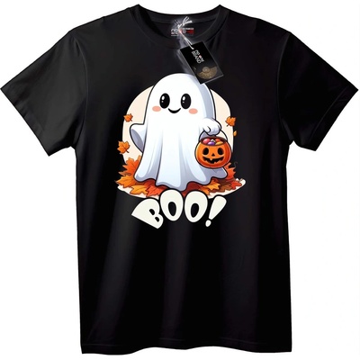 NOONEBRAND Тениска Сладък призрак за Halloween - S, White