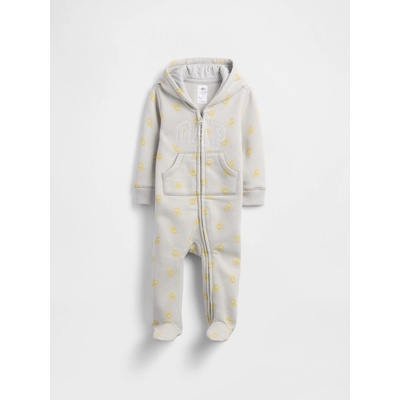 GAP Baby overal s logom Sivá