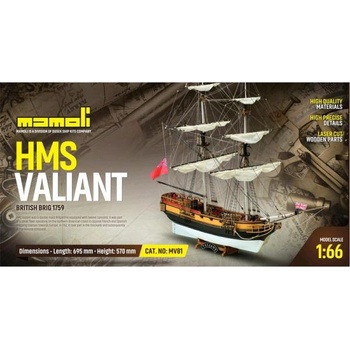 Mamoli HMS Valiant 1762 1: 66 комплект