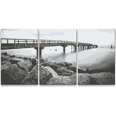 Painting Queens Painting Queens Baltské moře sada 3 ks 40 x 60 cm bez rámu PBNSET/03BALTICSEA/40 x 60_40 x 60_40 x 60/WO