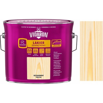 Vidaron Vonkajší lak 2,5 l bezfarebný