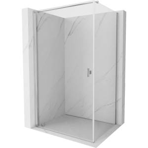 Mexen Mist-B душ кабина с отваряеми врати 95 x 110 см, прозрачна, хром - 8A2T-095-110-01-00 (8A2T-095-110-01-00)