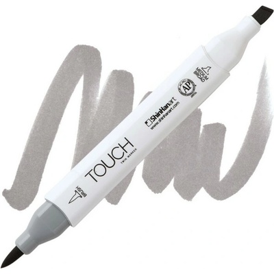 Lihová fixa TOUCH oboustranná Brush & Chisel, Warm grey 4 (WG4)