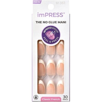 KISS Samolepiace nechty ImPRESS Nails Everlasting 30 ks