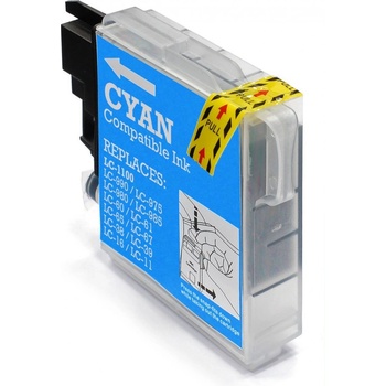 Compatible Brother LC-980/LC-985/LC-1100 циан (cyan) съвместими касети (LC980C)