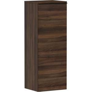 Hansgrohe Xelu Q - Страничен шкаф 40x107x35 см, 1 врата, панти отляво, тъмен орех/матово черно 54130670 (54130670)