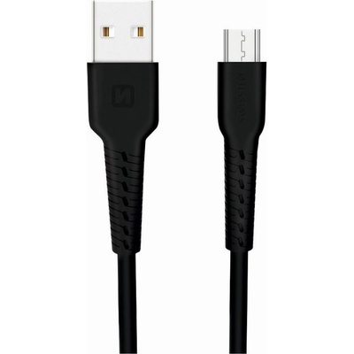 Swissten 71505520 USB / MICRO USB, 1m, černý