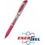 Pentel Ролер Pentel Energel BL57, червен цвят на писане, дебелина на линията 0.7 mm, гел, червен, цената е за 1бр. (продава се в опаковка от 12бр. ) (OK26803)