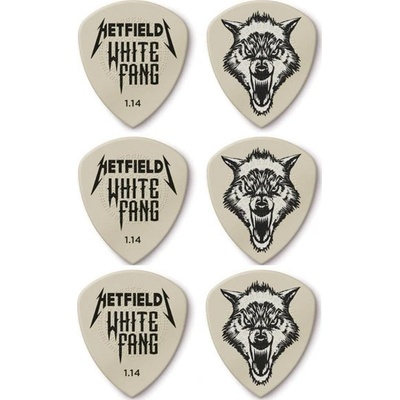 DUNLOP James Hetfield White Fang 1.14 mm, 6ks