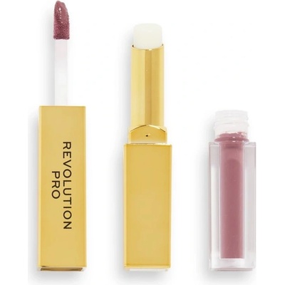 Revolution PRO Supreme Stay 24h Lip Duo ultra matný tekutý rúž s balzamom Seclusion 2,5 g