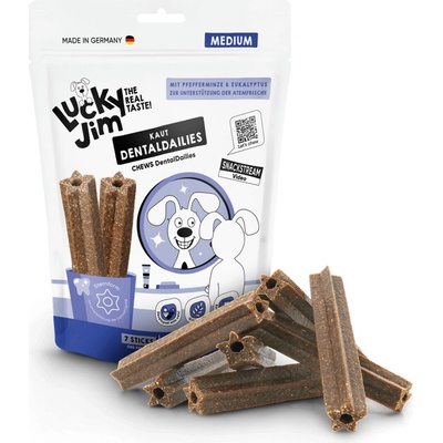 Lucky Jim DentalDailies Medium dentálne tyčinky 250 g