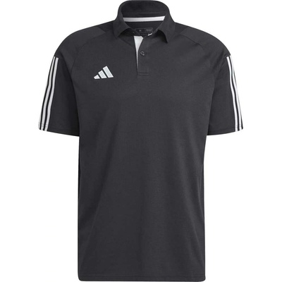adidas Pánska polo košeľa TIRO23 C CO PO čierna biela