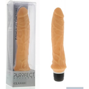 Вибратор със седем мощни режима, 21, 5см. - Purrfect Silicone Classic (SEVCR01593)